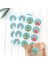 Yılbaşı süsleri sticker seti, 4.2 cm 2 sayfa 1