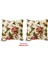 Kırlent Yastık Kılıfı Vip Yastık Kılıfı 2 ADET-43X43 Cm(Ingiliz Gülü) 1