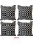 Kırlent Yastık Kılıfı Vip Yastık Kılıfı 4 ADET-43X43 Cm(Karaçatı) 1