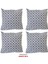 Kırlent Yastık Kılıfı Vip Yastık Kılıfı 4 ADET-43X43 Cm(Griçatı) 1