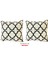 Kırlent Yastık Dolgulu Fermuarlı Vip Yastık 2 ADET-43X43 Cm(Alaçatı) 1