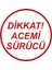 Uzun Tuning Dikkat Acemi Sürücü Oto Araba Sticker 2