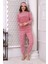 Fwn 3024 Peluş Welsoft Polar Kışlık Yumoş Kadın Pijama Takımı 1