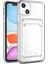 Apple Iphone 14 Plus Kılıf Kart Koymalı Şeffaf Setra Silikon 1