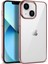 Apple Iphone 14 Plus Kılıf Renkli Kenarlı Laser Sert Pixel Kapak 1