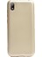 Huawei Y5 2019 Kılıf Premier Silikon Esnek Koruma+Nano Glass Gold 1
