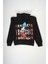 Miniko Kids Unisex Mickey Mouse Sırt Detaylı Pamuk Kapşonlu Sweat 2