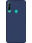 Huawei P40 Lite E Kılıf Premier Silikon Koruma+Nano Glass Lacivert 1