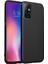 Infinix Note 8 Kılıf Mat Soft Premier Silikon+Nano Glass Siyah 1