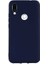 Meizu Note 9 Kılıf Premier Silikon Esnek Koruma+Nano Glass Lacivert 1