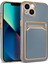Apple Iphone 13 Kılıf Kart Koymalı Parlak Bark Silikon 1
