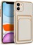 Apple Iphone 11 Kılıf Kart Koymalı Parlak Bark Silikon 1