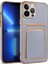 Apple Iphone 13 Pro Kılıf Kart Koymalı Parlak Bark Silikon 1
