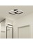 TT405-2-SY Mat Siyah 2'li Kare LED Avize 2