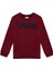 Düz Erkek Çocuk Kırmızı Sweatshirt JEREMYKIDSK022 1