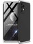 Samsung Galaxy A72 Kılıf 360 Tam Koruma Zore Ays Kapak 3 Parça Slim Fit Siyah-Gri 1