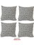 Kırlent Yastık Kılıfı Vip Yastık Kılıfı 4 ADET-43X43 Cm(Hipnoz) 1