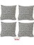 Kırlent Yastık Dolgulu Fermuarlı Vip Yastık 4 ADET-43X43 Cm(Hipnoz) 1