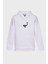 Whale Minimal Baskılı Kapüşonlu Üç İplik Sweatshirt Oversize Hoodie 1