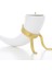 Seramik Boynuz Obje - Tealight Mumluk 2