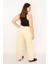 Kadın Bej 5 Cepli Kot Pantolon 65N33369 4
