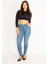 Kadın Mavi 5 Cep Skinny Jean Pantolon 65N34896 5