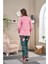 23509 Kadın Patlı Desenli Pijama Takım 4