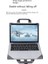 Lovehome 12 Inç Apple Notebook Deri Dizüstü Bilgisayar Çantası - Gri (Yurt Dışından) 3