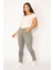 Kadın Gri Likralı Skınny Kot Pantolon 65N34357 1