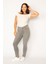 Kadın Gri Likralı Skınny Kot Pantolon 65N34357 2