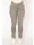 Kadın Gri Likralı Skınny Kot Pantolon 65N34357 5