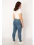 Kadın Mavi 5 Cep Skinny Jean Pantolon 65N33761 4