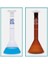 013.15.025 Balon Joje Trapezoidal Amber Beyaz Skala 25 ml Ns 10/19 2 Adet 1