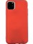 Apple iPhone 11 Pro Max Kılıf Premier Silikon Esnek Koruma+Nano Glass Kırmızı 1