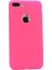 Apple iPhone 7 Plus Kılıf Premier Silikon Kılıf+Nano Glass Koruyucu Pembe 1