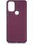 General Mobile Gm 21 Plus Kılıf Korumalı Mat Soft Premier Silikon+Nano Glass Mürdüm 1