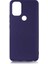 General Mobile Gm 21 Pro Kılıf Korumalı Mat Soft Premier Silikon+Nano Glass Lacivert 1