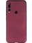 Huawei Honor 9x Kılıf Premier Silikon Esnek Koruma Mürdüm 1