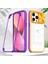 For iPhone 14 Plus Menteşe Kayma Şeffaf Cep Telefonu Kılıfları(Yurt Dışından) 1