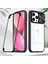 For iPhone 14 Plus Menteşe Kayma Şeffaf Cep Telefonu Kılıfları(Yurt Dışından) 1