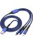 Mikro Usb/type-C/ios Için 66W 6A 3'ü 1 Arada Süper Hızlı Şarj Kablosu (Yurt Dışından) 1