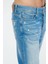 Cross Jeans Julian Açık Mavi Yıpratmalı Tapered Düğmeli Jean Pantolon E 4401-018 5