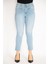 Kadın Mavi Kup Detaylı Kot Pantolon 65N35142 5