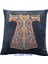 Kaftan Desenli Lacivert Kırlent Kılıfı 45CM*45CM 2
