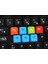KB-R06 Siyah USB Örgü Kablolu Q Gaming Klavye 4