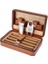 Puro Depolama Puro Humidors Puro Neme Durumda Taşınabilir Cedar Ahşap Deri Seyahat Neme Nemlendirici Set Hediye Kutusu (Yurt Dışından) 1