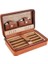 Puro Depolama Puro Humidors Puro Neme Durumda Taşınabilir Cedar Ahşap Deri Seyahat Neme Nemlendirici Set Hediye Kutusu (Yurt Dışından) 2