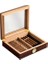 Cedar Ahşap Puro Seyahat Nemlendirici Higrometre Puro Humidor Sigaren Kutusu ile Taşınabilir Puro Kılıfı Taşınabilir Puro Kılıf (Yurt Dışından) 1