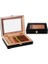 Puro Humidor Ispanyol Cedar Ahşap Küçük Puro Kutusu Higrometre Nemlendirici (Yurt Dışından) 3
