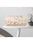 Çok Fonksiyonlu LED Dijital Çalar Saat, Bluetooth Hoparlör, Başucu Masaüstü Aydınlık Elektronik Müzik Kutusu (Beyaz) (Yurt Dışından) 2